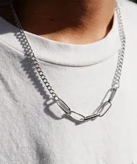 新品 未使用 チェーンネックレス 215676 シルバー