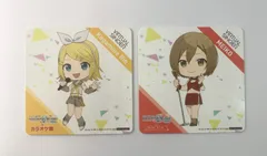 【まとめ売り】 初音ミク プロジェクトセカイ リン メイコ コースター カラオケ館 コラボ ２枚 セット