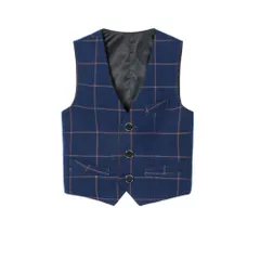 ☆ ネイビー ☆ 140cm ☆ ベスト キッズ lybe274 男の子 フォーマル ベスト フォーマルベスト ジレ ジャケット 子供用ベスト 子供ベスト キッズベスト 子供スーツ 子供服 スーツ 男の子スーツ キッズ 子供 子ども こども 男子 写真撮影
