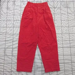 ◇ Φ UNIQLO ユニクロ 221-458270（24-14） シンプル系 リブワイドパンツ サイズＳ オレンジ系 レディース E  【1508250011368】