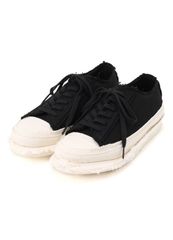 YOHJI YAMAMOTO 8/C CANVAS B LOW TOP LACE UP SNEAKER   スニーカー  HP-E09-065