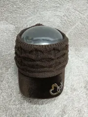 LOVE ブラウン ニット キャップ 新品