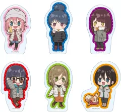 【中古】アクリルスタンド・アクリルパネル 全6種セット 「ゆるキャン△ SEASON3 ぽわころんシリーズ ダイカットミニアクリルブロック」