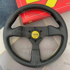 MOMO ステアリング 338mm 13インチ レザー イエロー ou-044 - メルカリ