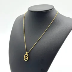 美品 Dior CDロゴ ネックレス ゴールド 楕円 Christian クリスチャンディオール ヴィンテージ