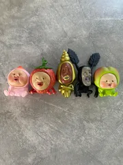 【５個セット】　こびとづかん おすわりマスコット 1  おすわりマスコット 2  こびとずかん　こびと図鑑　イチゴクレナイ　シノビイエコビト　バイブスマダラ　アラシクロバネ　タカラコガネ　カクレケダマ　カクレモモジリ　シークレット　スモモノウチ