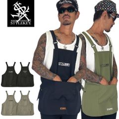 STYLEKEY(スタイルキー) エプロン CHILDCARE APRON(SK99ET-APR02) ストリート系 ヒップホップ B系 育児 普段使い ロゴ 家事のサムネイル
