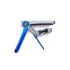 J staff スライド式のギターカポタスト  転調 ワンタッチ 瞬時に移動できる メカニカルローリングカポ QYKJ-HDL-S1 青色 1個入り サイレントスライド 折りたたみ可能のサムネイル