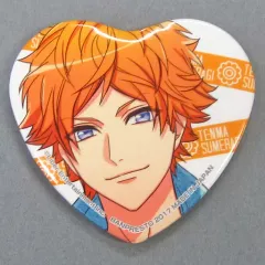 【中古】バッジ・ピンズ(キャラクター) 皇天馬 「一番カフェ スーべニア A3! ～MANKAI劇場へようこそ!～ ハート型缶バッジ」