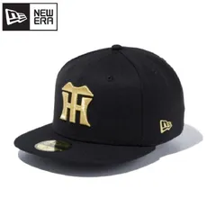 新品new era×阪神タイガース帽子キャップ黒黄色カタカナ56.8センチ - 野球