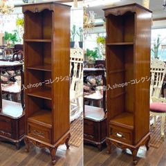 【美品】マホガニー　スリムシェルフ 191df2f2075177b3f51dd715dcafe5