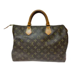 ◎◎LOUIS VUITTON ルイヴィトン モノグラム スピーディー35 ボストンバッグ ハンドバッグ M41524 ブラウン