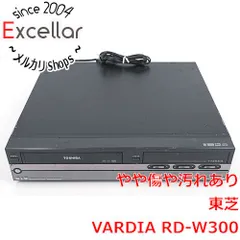 bn:14] TOSHIBA製 VTR一体型HDD＆DVDレコーダー RD-W300 リモコン付き 本体いたみ - メルカリ