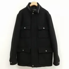 COACH - 美品 コーチ COACH ミリタリージャケット フィールドジャケット M-65タイプ ウール フード付き アウター メンズ M 黒 COACH - 美品 コーチ COACH ミリタリージャケット フィールド