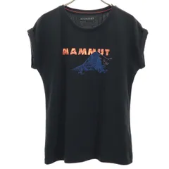 Mammut マムート フレンチスリーブ カットソー S ブラック アウトドア レディース 古着