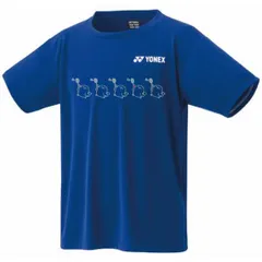 YONEX(ヨネックス) Tシャツ ドライ 半袖 バドミントン【ラインデザイン】【シマエナガ】【スマッシュ】【16500】【LINE-01】練習用 練習着 ネイビー