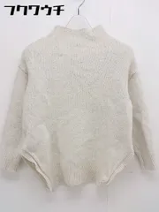 ◇ Simplicite シンプリシテェ ハイネック 長袖 ニット セーター ベージュ系 レディース  【中古】 【1112150006357】