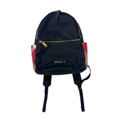 BLUE LABEL CRESTBRIDGE（ブルーレーベルクレストブリッジ） ブリッジチェック ナイロンバックパック リュック バッグ ブラック