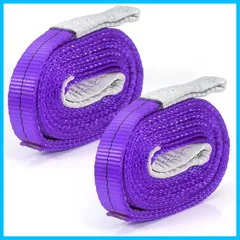 【送料無料】JiiinMiiin スリングベルト 使用荷重1000kg 長さ3M 幅30mm ポリエステル製 安全ロープ 荷吊りベルト 牽引工具 道具 園芸 出荷 引越し【2本セット】