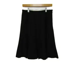 アンタイトル スカート ボトムス フレア アンゴラ混 日本製 レディース 3サイズ ブラック UNTITLED 【中古】