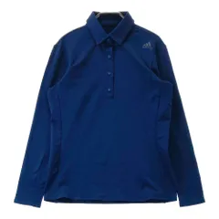 サイズ：M ADIDAS GOLF アディダスゴルフ  長袖ポロシャツ  ネイビー系 [240101383099]# ゴルフウェア レディース ストスト