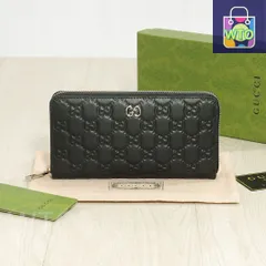 【今日特価】Gucci グッチ シングルジッパーポーチ オリジナル頭層レザー圧花で良好な手触りと充実した収納を備える-WTO輸入2