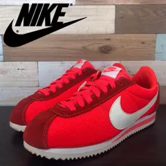 NIKE CLASSIC CORTEZ NYLON ナイキ クラシック コルテッツ ナイロン ブライト クリムゾン ホワイト 24cm U10066 749864-616