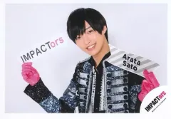 【中古】生写真(ジャニーズ) IMPACTors/佐藤新/横型・バストアップ/IMPACTors アクリルスタンド’22春オフショット/公式生写真