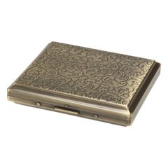 カジュアルメタル(Casual Metal) A-CASE(エーケース) 手巻きたばこ シガレットケース 真鍮古美アラベスク 1-17629-31 ブラス 94 x 83 x 19mm