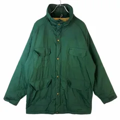 80sUSA製ウールリッチWool Richマウンテンパーカージャケットアウター中綿オレフィンポリエステル緑グリーン無地vintageヴィンテージ40731