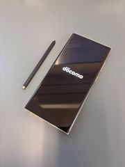 超美品 Galaxy S23 Ultra SC-52D 256GB クリーム SAMSUNG docom 残責無し 本体 中古 大画面 Sペン 指紋・顔認証