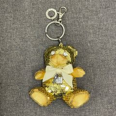 【NPA】ANTEPRIMA アンテプリマ くま チャーム キーホルダー スパンコール ゴールド クマ 熊