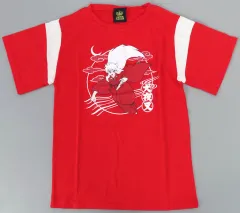 【中古】Tシャツ 犬夜叉 切り替えカットソー レッド フリーサイズ 「犬夜叉×LISTEN FLAVOR」
