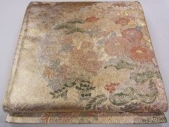 V3410 ○高級 正絹 唐織 六通 袋帯 - メルカリ