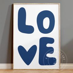 アートポスター LOVEデザイン シンプルモダン おしゃれ インテリア 壁掛け