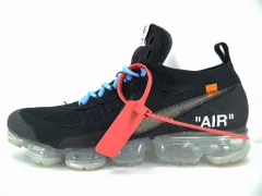 s23t-0109t【中古】OFF-WHITE × NIKE THE 10 AIR VAPORMAX BLACK AA3831 002 US10.5 28.5cm バスケットボール シューズ バッシュ メンズ