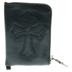 状態良【クロムハーツ本物】長財布/レザー/クロスパッチウォレット/SV925/黒 楽天市場】【中古】 クロムハーツ 長財布 REC ZIP 3PTCH 3セメタリー