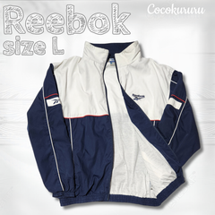 Reebok　ナイロンジャケット　サイズ L　送料無料　即日発送　ショップをフォローでお得なクーポン発行してます！