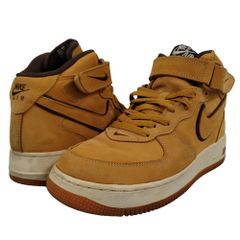 NIKE ナイキ 品番 307105-771 2003年製 AIR FORCE 1 MID WP エアフォース ミッド シューズ スニーカー ブラウン US8=26cm 正規品 / 51152