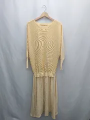 ◇ ⊂ ROPE PICNIC ロペピクニック 長袖 ロング丈 ワンピース サイズ40 イエロー レディース E  【1503050025447】