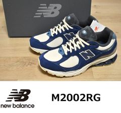 [美品] New Balance M2002RG ネイビー 28cm New balance ☆ M2002RG ネイビー×クリーム (New Balance