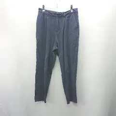 ◇ ⊇ apart by lowrys アパートバイ ローリーズ コットン系 ストレートパンツ サイズL ネイビー レディース E  【1410100061280】