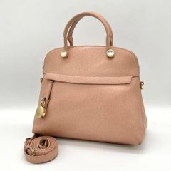 【極美品】フルラ メトロポリス ハンドバッグ レオパード フラップ カーキ 極美品】フルラ メトロポリス ハンドバッグ レオパード フラップ