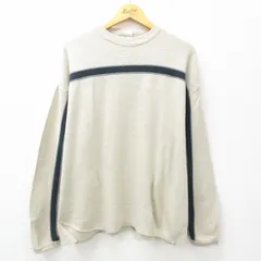 XL/古着 エアロポステール 長袖 セーター メンズ 00s 大きいサイズ アクリル クルーネック 薄グレー 25feb01 中古 ニット トップスのサムネイル
