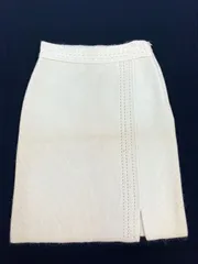 GIANFRANCO FERRE 　ジャンフランコフェレ　ホワイト　ニット　スカート　ボトムスのサムネイル