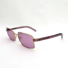 GUCCI / グッチ □サングラス ロゴ ゴールド ピンク ケース付き