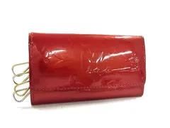 LOUIS VUITTON ルイヴィトン M90204 モノグラムヴェルニ ミュルティクレ4 4連 キーケース 鍵入れ スリーズ レッド系 DI9090