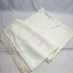 【特価】逸品 美品 ショール ビロード 金属糸 花文 女性 婦人 レディース 和装小物 和装 着物 留袖 訪問着 振袖 浴衣 B111415