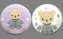 【中古】バッジ・ピンズ 美風藍 缶バッジ2個セット 「うたの☆プリンスさまっ♪ All-Star Shop LOT 2020Ver.」 E賞