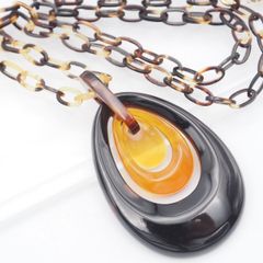 A015 鼈甲 べっ甲 ペンダント ネックレス デザイン